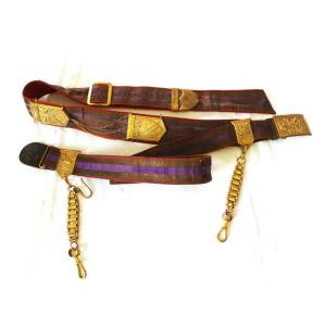 Masonic Belt - Ioof - Militant Patriot - Victorian Civil War 