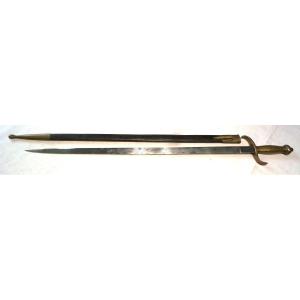 Artillery Officer's Sword (faschinevmesser M49) 1849 - "ewald Cleff" In Solingen - 19th Century