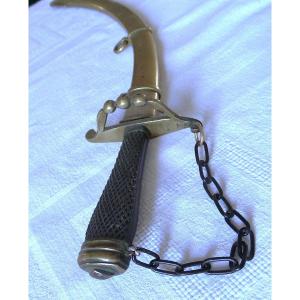 Naval Officer's Dagger From The First Empire Of The Orient - 19th Century