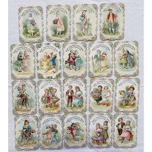 Embossed Illustrated Postcards - Characters In Period Clothing - By Otto E. Weber