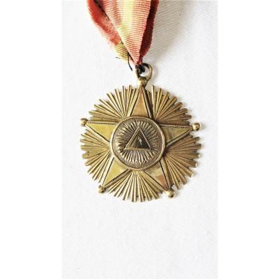 Maconnique Jewelry With Cord - XIXth