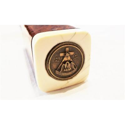 Masonic Cane -rose Cross - Art Deco -