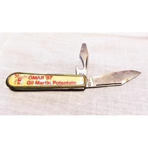Masonic Pocket Knife From "shriners" Usa