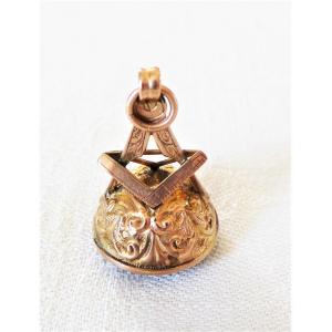 Pendant Wax Seal With Masonic Symbol - XIX°