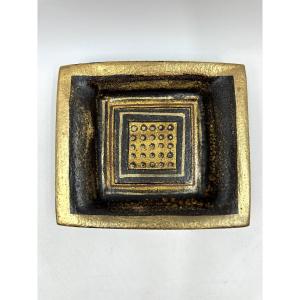 Georges Pelletier Black And Gold Ceramic Empty Pocket