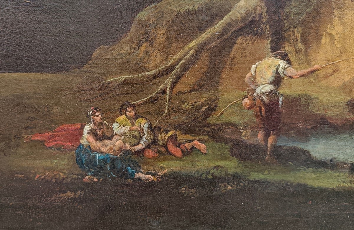 Paesaggio con personaggi -photo-2