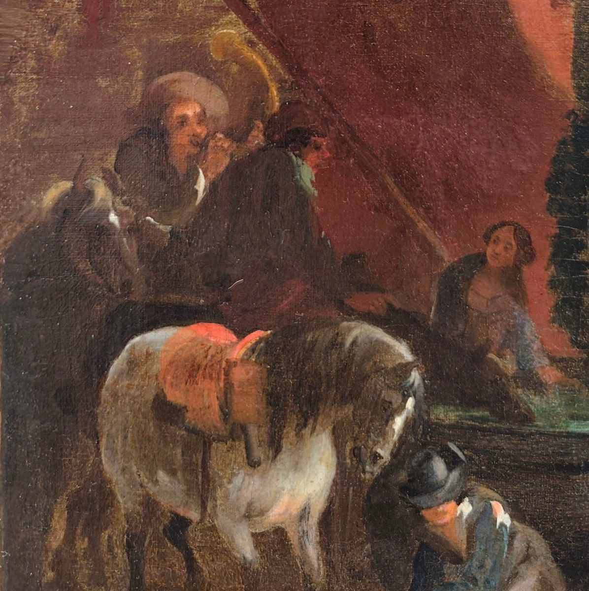 Paesaggio con rovine e personaggi -photo-3