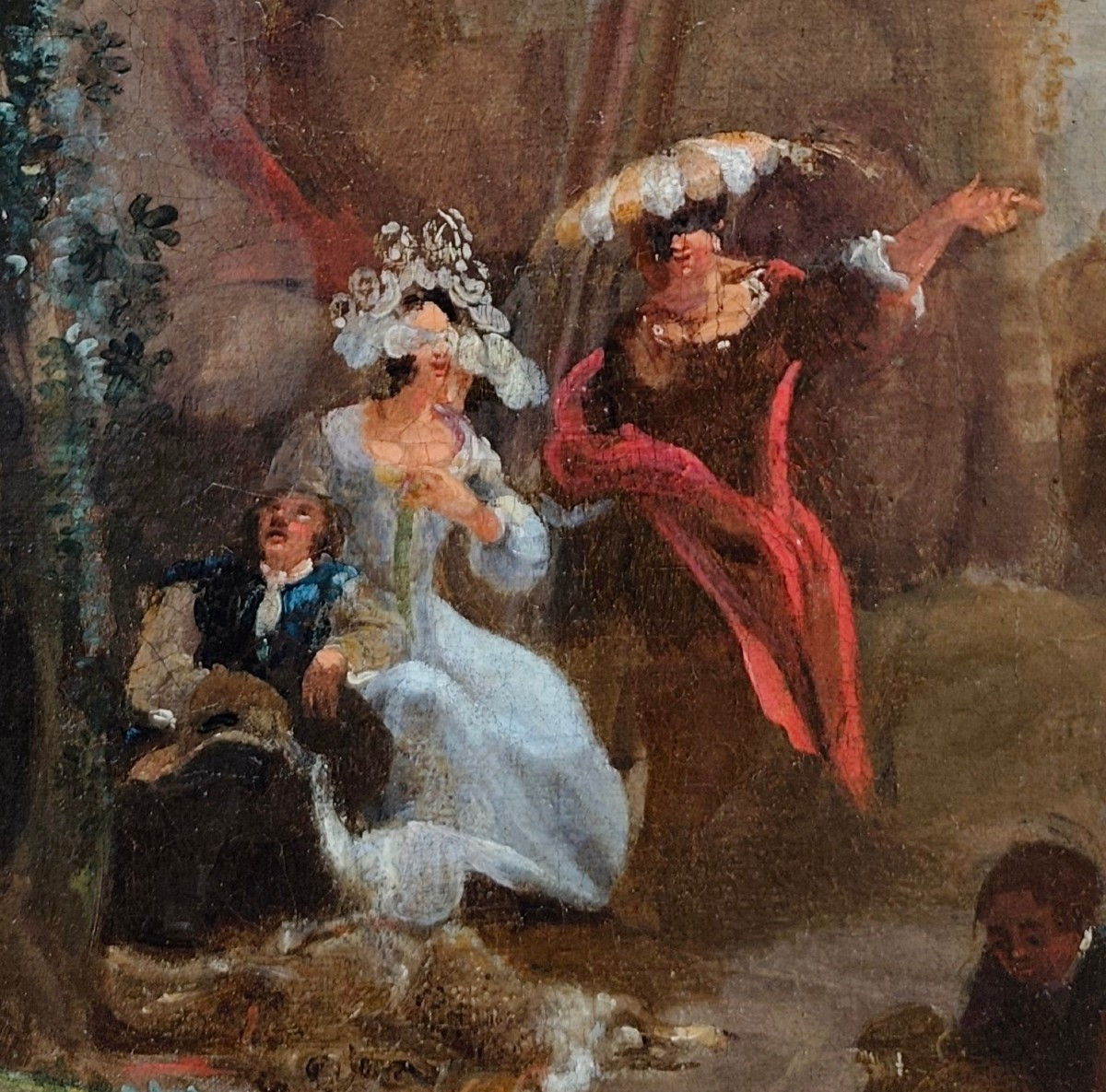 Paesaggio con rovine e personaggi -photo-4