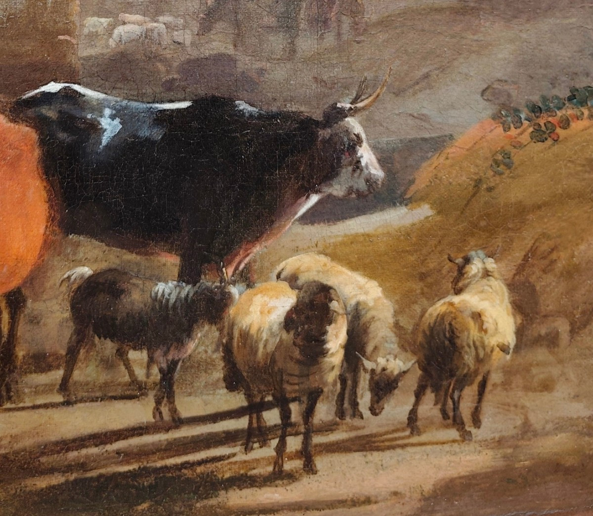 Paesaggio con rovine e personaggi -photo-2