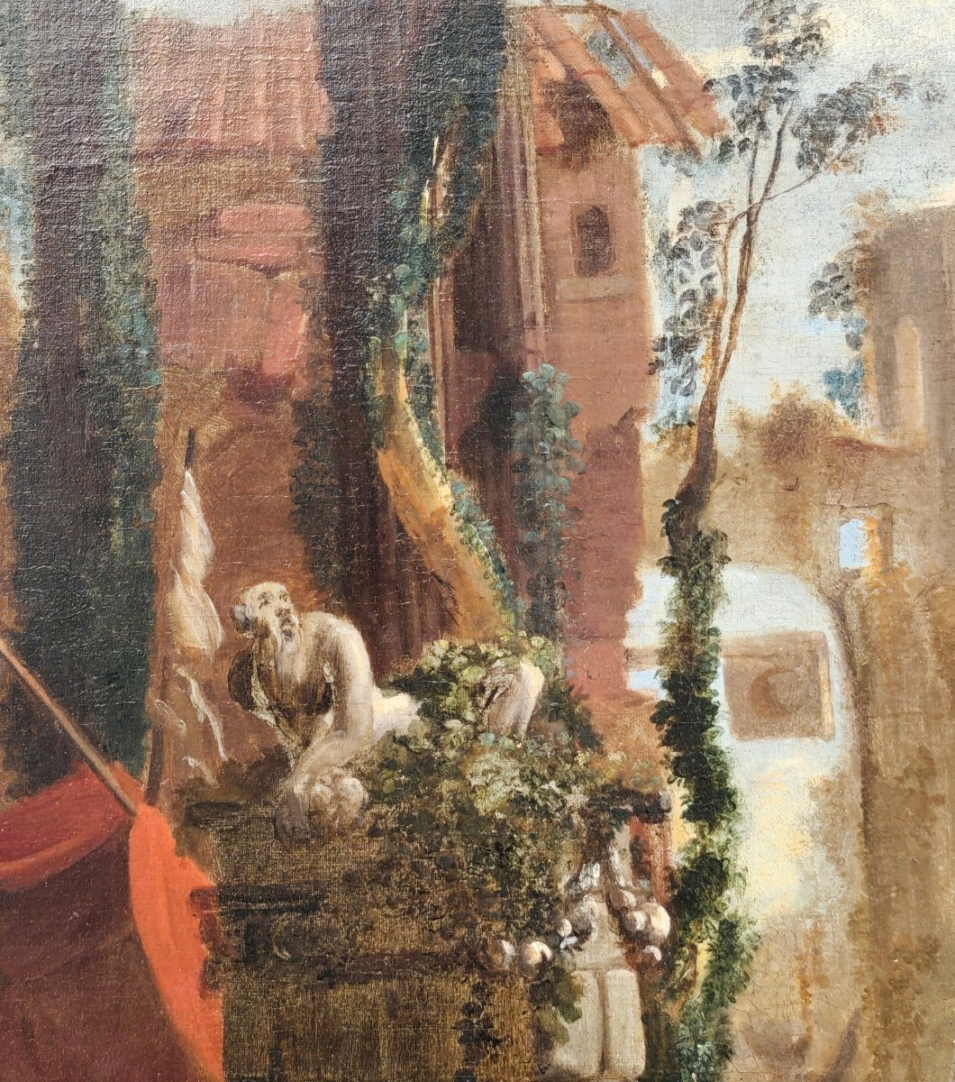 Paesaggio con rovine e personaggi -photo-8