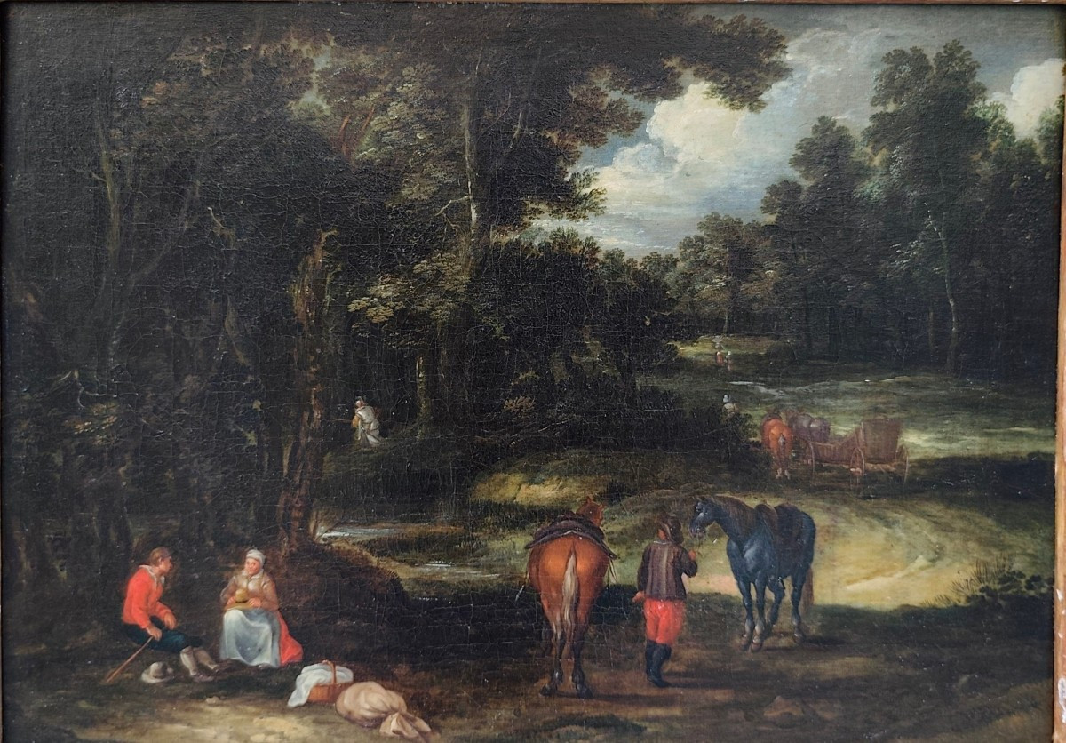 Paesaggio con personaggi -photo-2