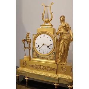 Empire Period Bronze Clock By Ravrio