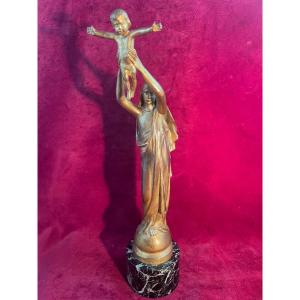 Virgin D Albert Bronze Dore Roze