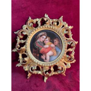 Madonna At The Painted Porcelain Chair