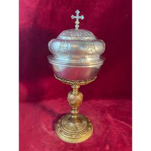 Ciboire Argent Italie XVII Eme Siecle