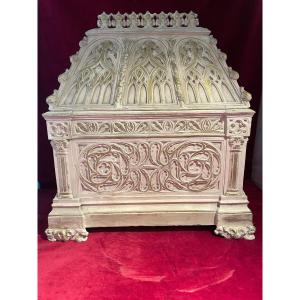 Terracotta Hunting Large Neo Gothic Model