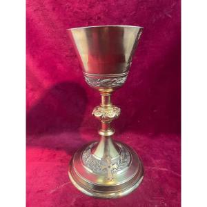 Vermeil Silver Chalice