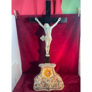 Old Rouen Crucifix 18th Century