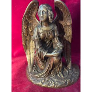 Bronze Angel In Prayer