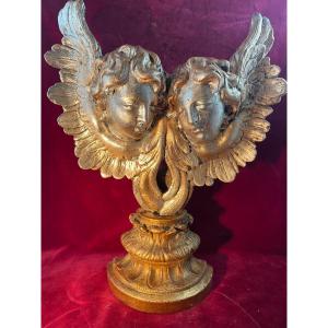 Silver And Gilded Wooden Cherishes