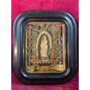 Napoleon III Reliquary Virgin And Relics