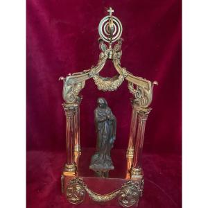 Canopy Altar Gilt Bronze And Copper 