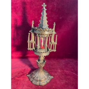 Neo Gothic Copper Reliquary