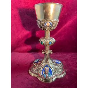 Silver-gilt Chalice With Dejean Enamels