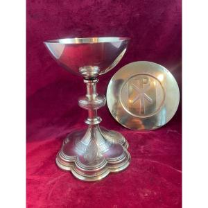 Silver Chalice And Its Paten