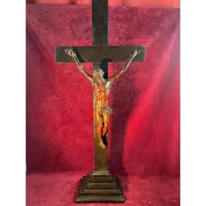 18th Century Boxwood Christ On A Cross 