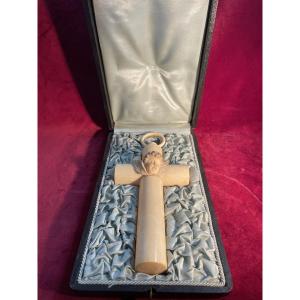 Cradle Crucifix In Its Case