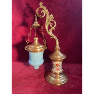 Blue Opaline Altar Night Light 