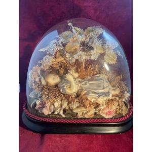 Animated Jesus In Wax Under A Dome