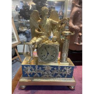 Gilded Bronze Love Pendulum