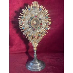 Gilded Brass Reliquary