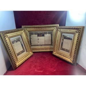 Altar Canon With Gilded Wooden Frames