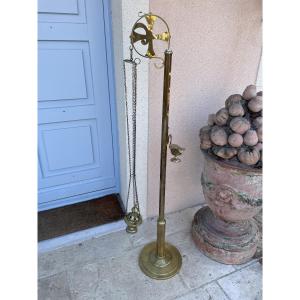 Censer And Censer Holder Complete With Shuttle