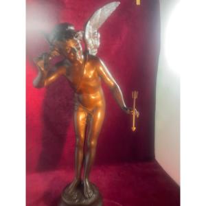 Amour De H Giraud Il Bat Bronze