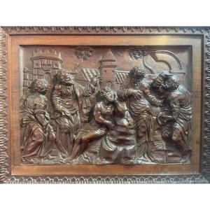 High Relief Sculpture Of Greek Or Roman Philosophers