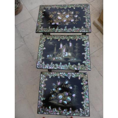 Nesting Tables Napoleon 3 Nacre
