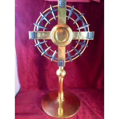 Ostensoir Bronze Dore