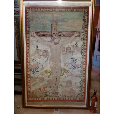 Goum Silk Cruxifixion Rug