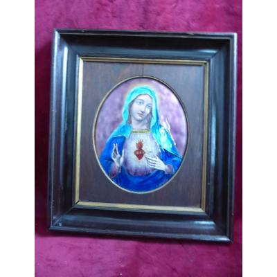 Email De Limoges Virgin Of The Sacred Heart