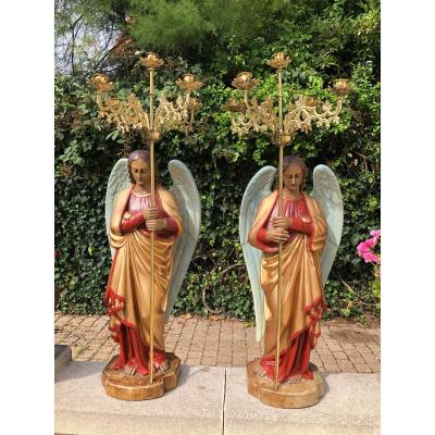 Pair D Angels Ceroferaires