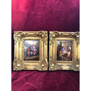 Enamel Painting On Porcelain