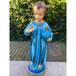 Jesus Child Blessing The World