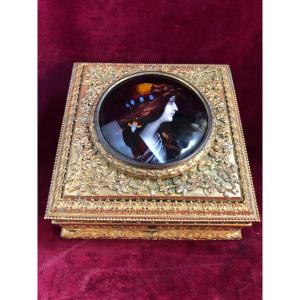 Jewelry Box With Enamel