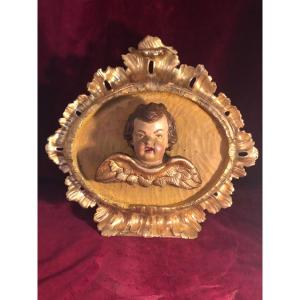 Cherub In Bois Dore Louisxv