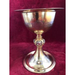Vermeil Chalice With Diamond