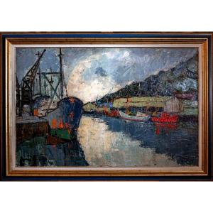 Lionel Vergetas (1882-?) - Port Mouth